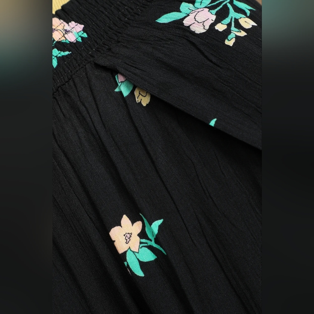 Billabong Wandering Soul Floral Print Wide-Leg Pants - Picture 5 of 6